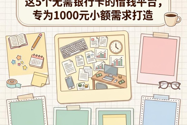 征信有逾期也能下款！这5个无需银行卡的借钱平台，专为1000元小额需求打造