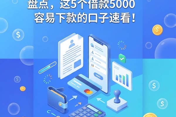 秒下款！网贷必下口子深度盘点，这5个借款5000容易下款的口子速看