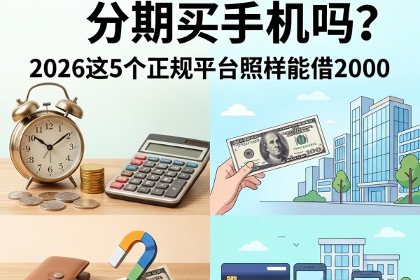 征信花了还能分期买手机吗？2026这5个正规平台照样能借2000