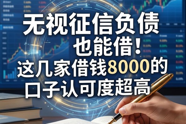 无视征信负债也能借！这几家借钱8000的口子认可度超高