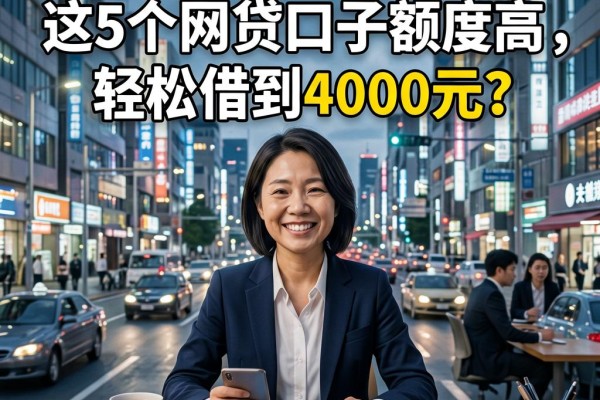 征信黑、征信烂、征信不好必看！这5个网贷口子额度高，轻松借到4000元