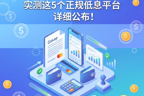 可靠的借款app有哪些平台？实测这5个正规低息平台详细公布！