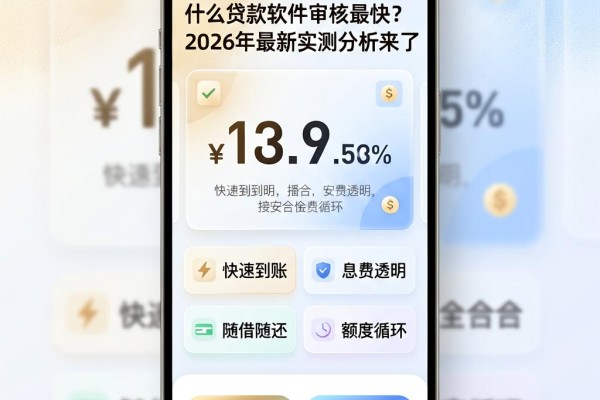 什么贷款软件审核最快？2026年最新实测分析来了