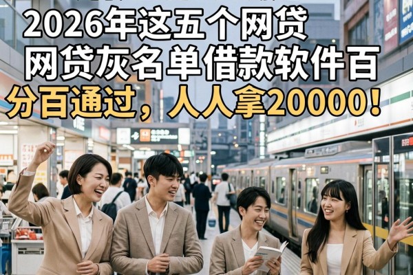 错过拍大腿！2026年这五个网贷灰名单借款软件百分百通过，人人拿20000！