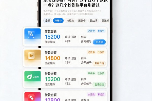 急用钱必看！网贷什么平台好下款快一点？这几个秒到账平台别错过