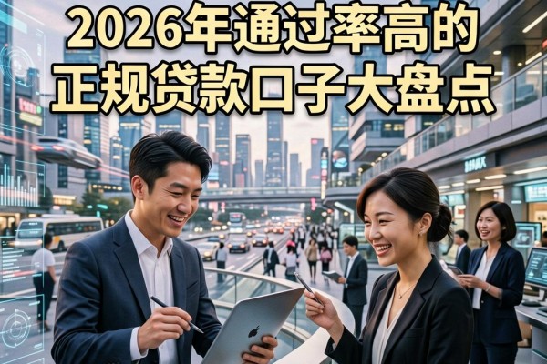 黑户也能借100000元钱！2026年通过率高的正规贷款口子大盘点