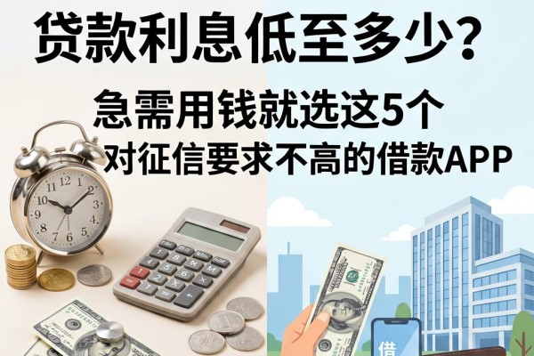 不上征信的贷款利息低至多少？急需用钱就选这5个对征信要求不高的借款APP，轻松借到4500