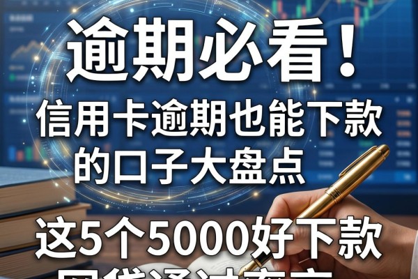 逾期必看！信用卡逾期也能下款的口子大盘点，这5个5000好下款的网贷通过率高