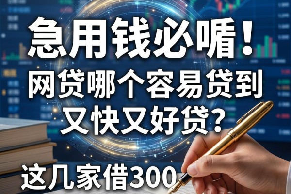 急用钱必看！网贷哪个容易贷到又快又好贷？这几家借3000当天到账的口子别错过