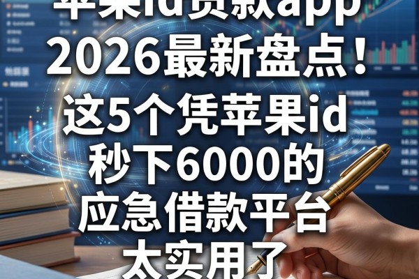苹果id贷款app申请入口2026最新盘点：这5个凭苹果id秒下6000的应急借款平台太实用了