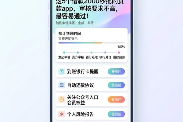 这5个借款2000秒批的贷款app，审核要求不高，最容易通过！