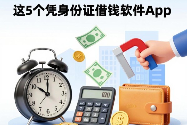 2026速贷必看！这5个凭身份证借钱软件App，额度高通过率也高