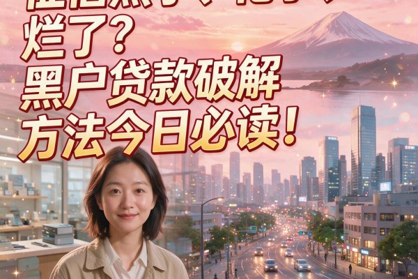 征信黑了、花了、烂了？黑户贷款破解方法今日必读！附5个手机信用卡贷款新口子
