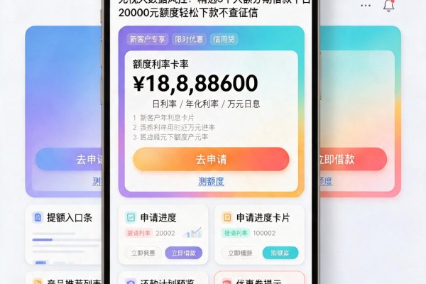无视大数据风控！精选5个大额分期借款平台，20000元额度轻松下款不查征信