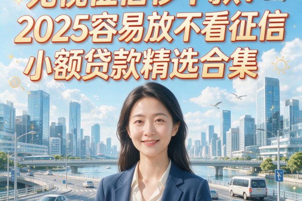 无视征信秒下款！2025容易放不看征信小额贷款精选合集