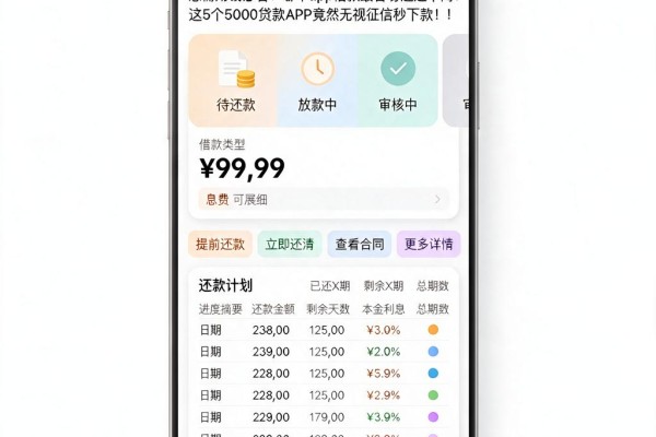 急需用钱必看！哪个app借款最容易通过率高？这5个5000贷款APP竟然无视征信秒下款！