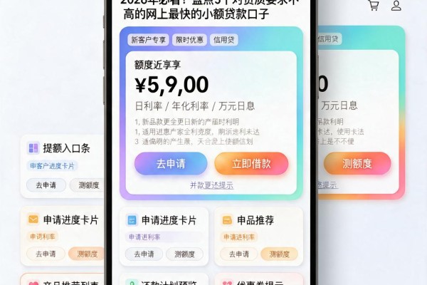 2026年必看！盘点5个对资质要求不高的网上最快的小额贷款口子