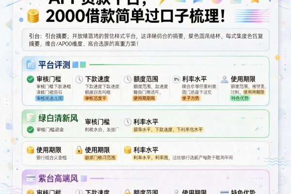 急需用钱？这5个容易过的APP贷款平台，2000借款简单过口子梳理