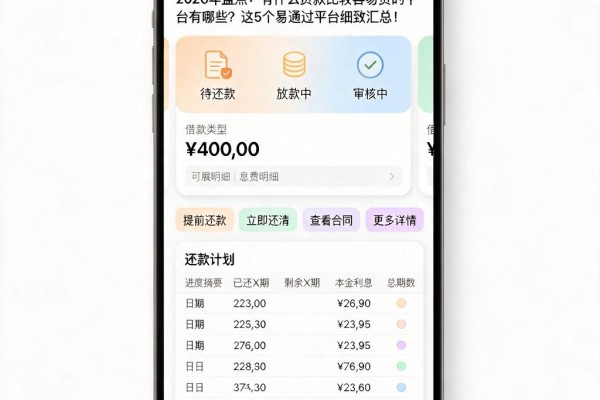 2026年盘点：有什么贷款比较容易贷的平台有哪些？这5个易通过平台细致汇总！