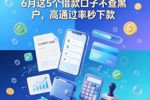 公积金贷款也敢无视黑户？6月这5个借款口子不查黑户，高通过率秒下款