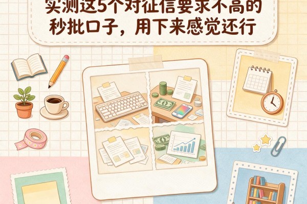 黑户真能凭公积金贷款吗？实测这5个对征信要求不高的秒批口子，用下来感觉还行