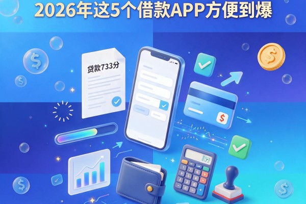 芝麻信用733分可以贷款吗？2026年这5个借款APP方便到爆