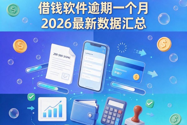 5000借款逾期一个月必看！借钱软件逾期一个月2026最新数据汇总