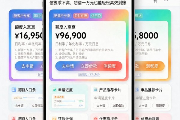 黑户必看！2026官方通知这5个网贷软件，征信要求不高，想借一万元也能轻松高效到账