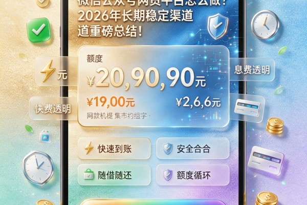 微信公众号网贷平台怎么做？2026年长期稳定渠道重磅总结！